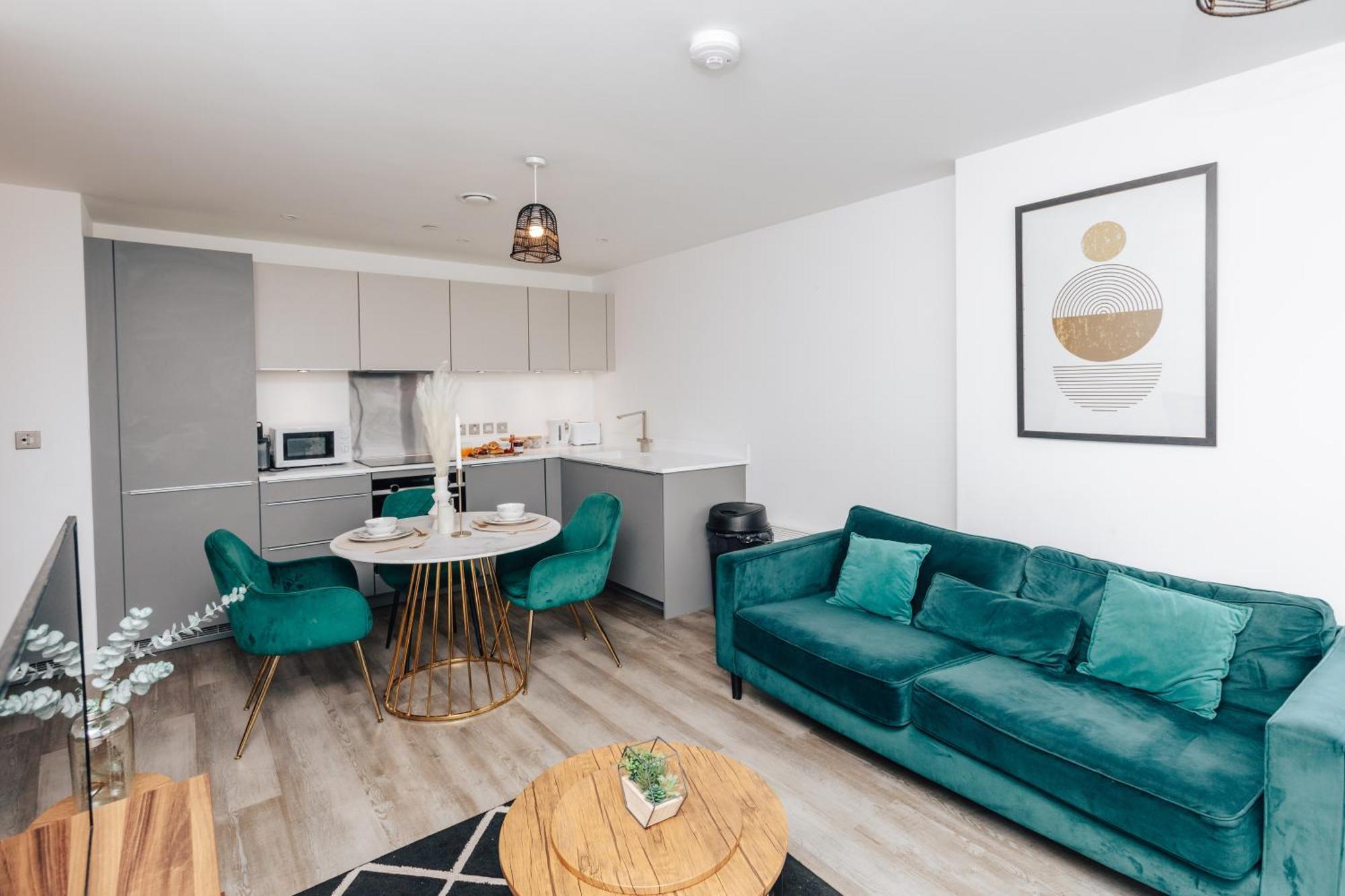 Luxury 2 Bedroom Apartment, Broad Street Birmingham Dış mekan fotoğraf